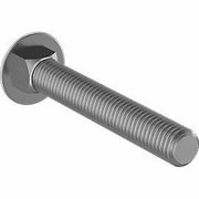 BSC PREFERRED 316 Stainless Steel Square-Neck Carriage Bolt Super-Resistant 1/2-13 Thread Size 3-1/2 Long 93180A637